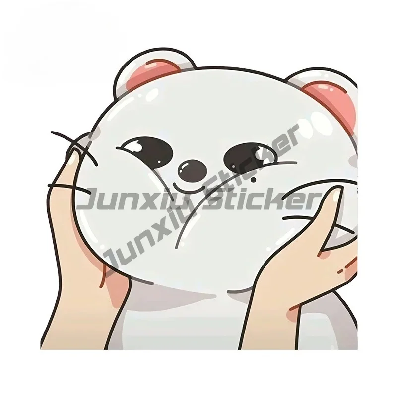 Felix Bang Chan Hyun Jin Lee Know Han Chibi Car Stickers Animal Mouse JDM Accessories Waterproof Cup Decoration