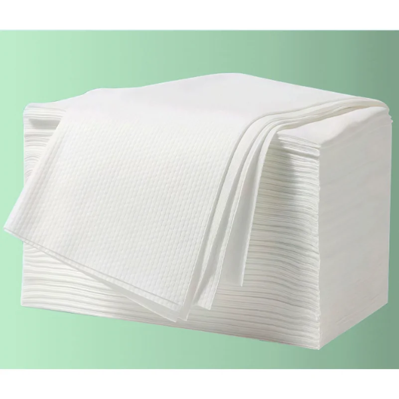 80GSM 30×30cm Extra Large Thick Disposable Bath Towels, Disposable Face Towels, Single Use Absorbent Towel for Hairdressing, Bea