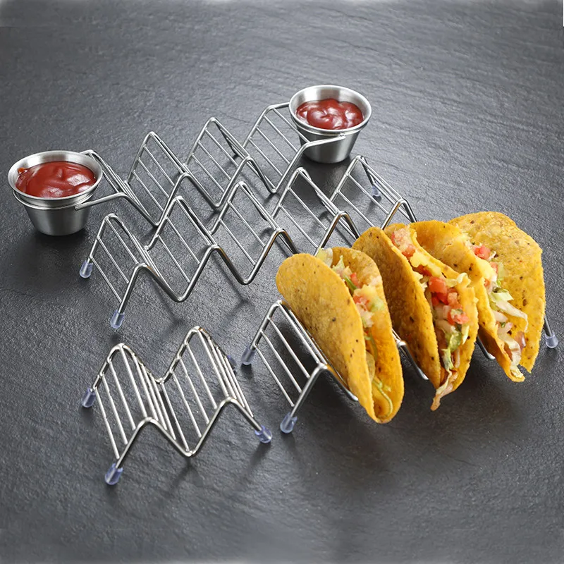 Taco Stand, Mexican Tortilla Stand, Restaurant Supplies, Creative Taco Stand, Stainless Steel Tortilla Stand, Spring Roll Stand