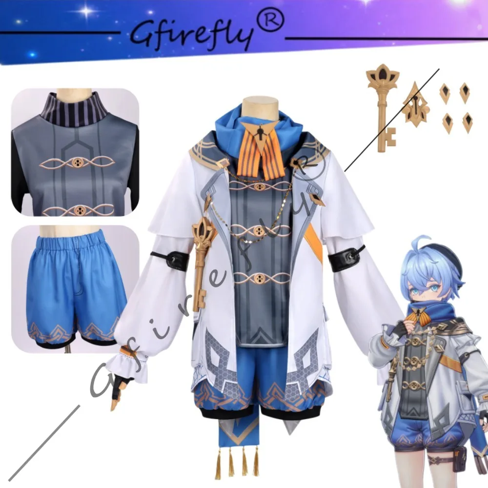 NTE Neverness To Everness Edgar Same Style Cosplay Costume Full Set Hat Gloves Adult Men Women Halloween Carnival Stage Wear