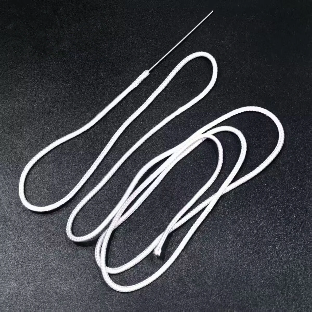 Won't Burn Out/Not Carbonization 100cm Long Glass Fibre Cotton Wicks With Needle For Zippo Zorro/Most Petrol Lighter Accessories
