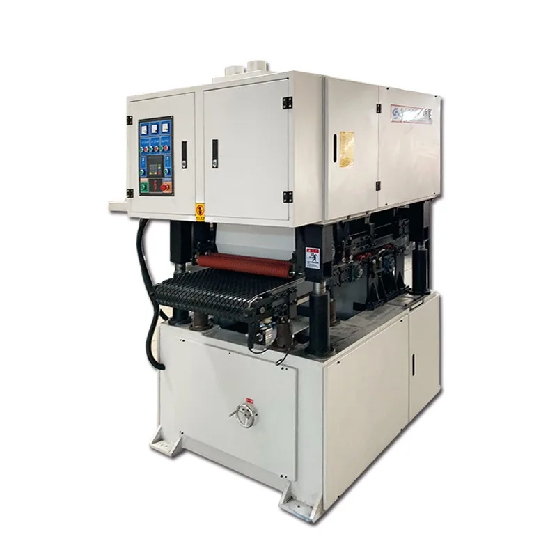 Automatic fixed thickness heavy duty double-sided sanding machine, woodworking machinery