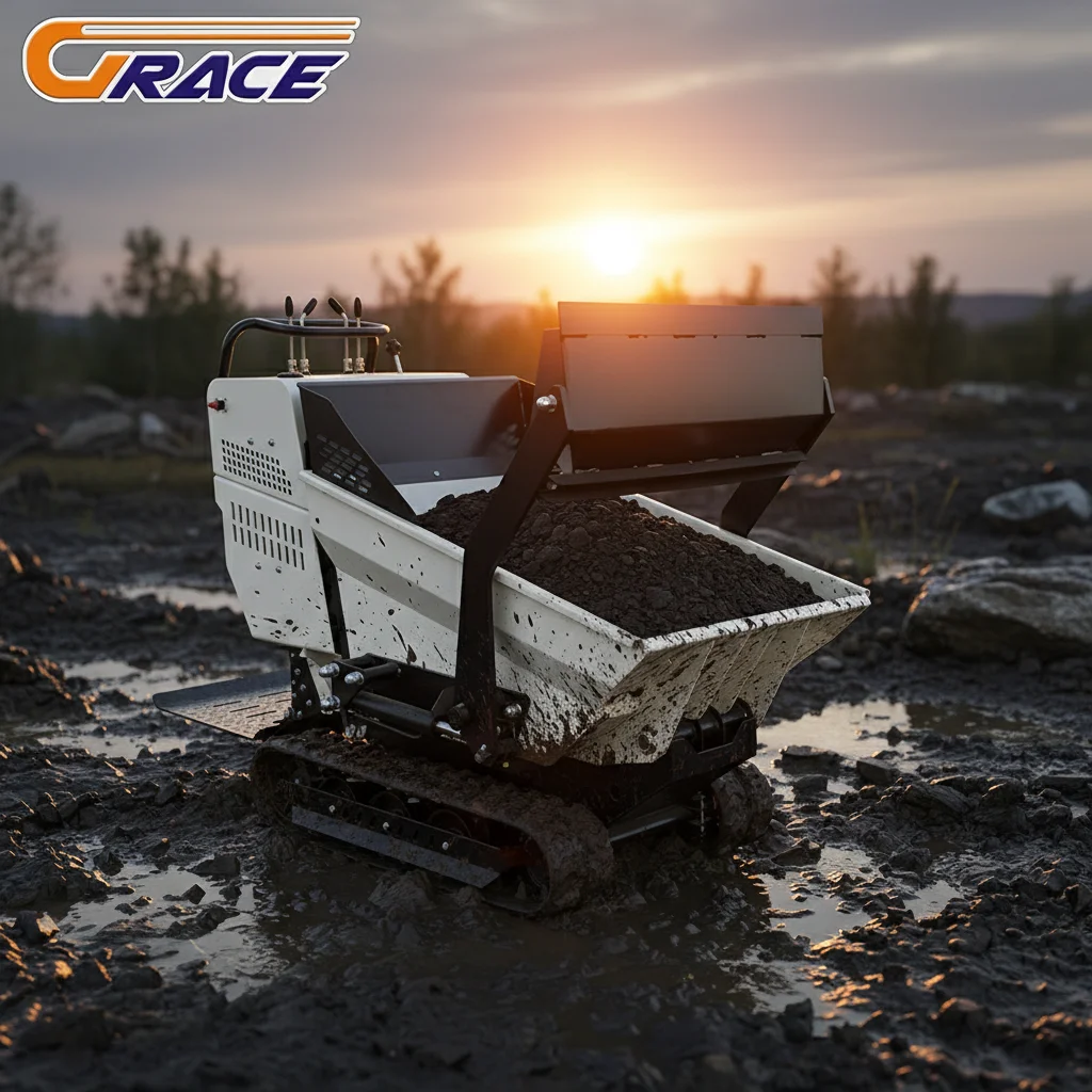 500kg Crawler Mini Dumper EPA EURO 5 Factory Direct Supply High Quality Fast Delivery