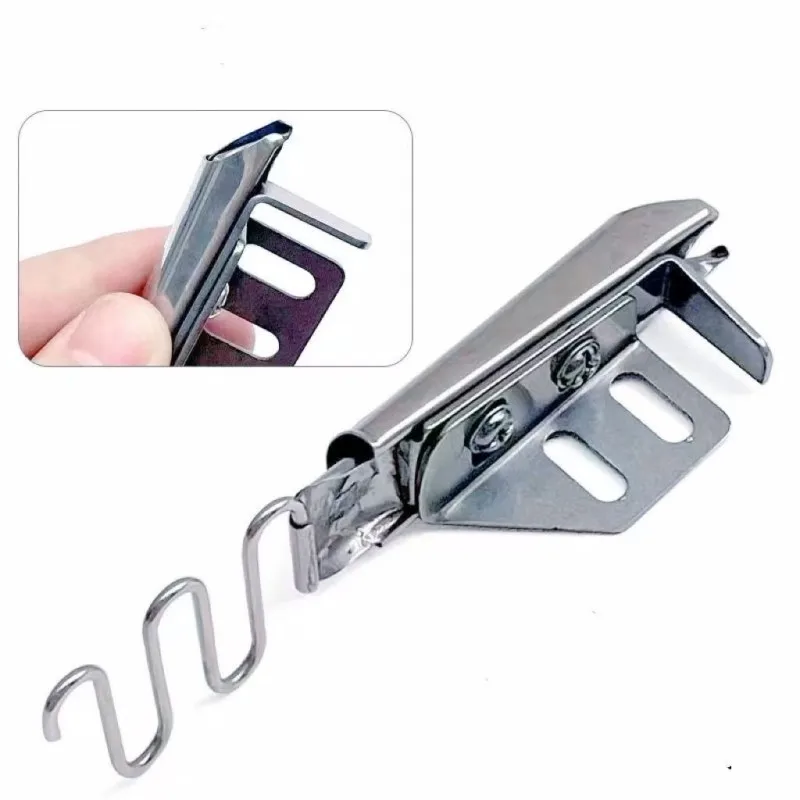 8B High Head Sewing Machine Outlet Cylinder Fold In Half Tube Edger Pulling Cylinder Hemming Device Sewing Machine Accessories