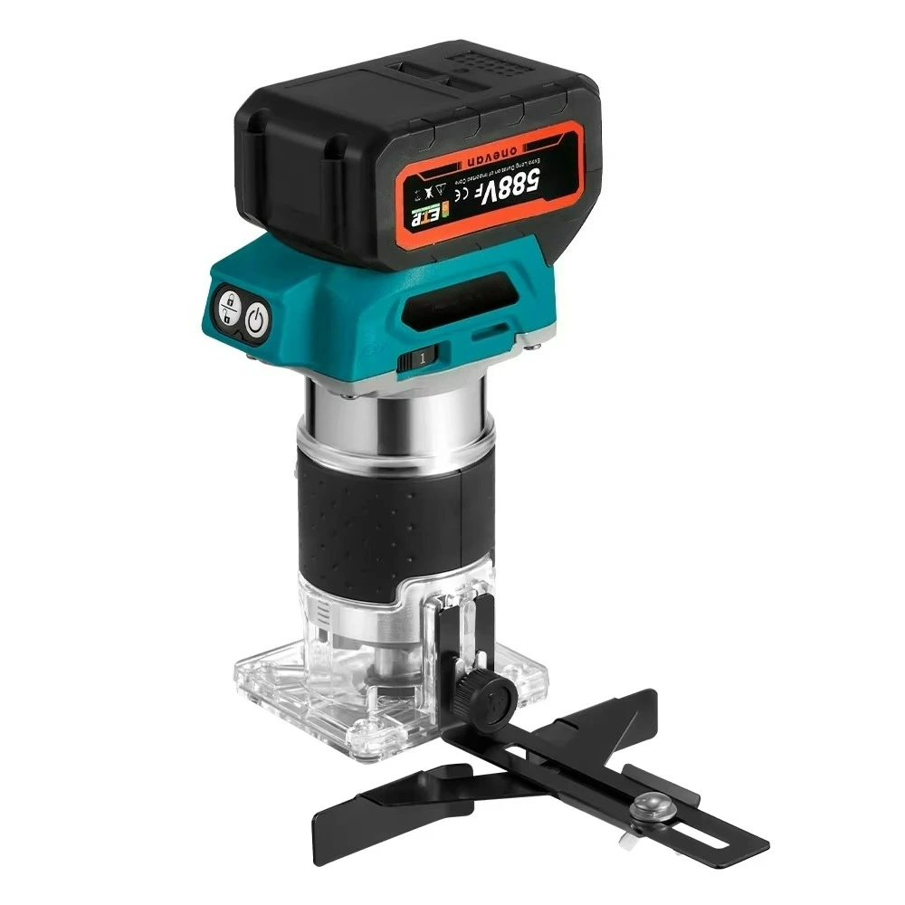 Fast Speed Compact Power Router Woodworking Tools Electric Wood Routers Can Carve Patterned Devices on Wood Surfaces