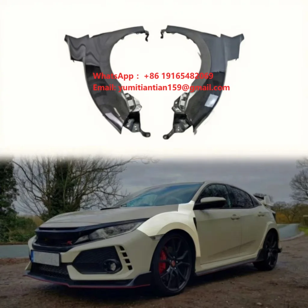 For HONDA Carbon Fiber FK8 FK7 CIVIC TYPE-R OEM Front Fender (Can Fit on FK7 but Need to Fit With FK8 FB & SS)