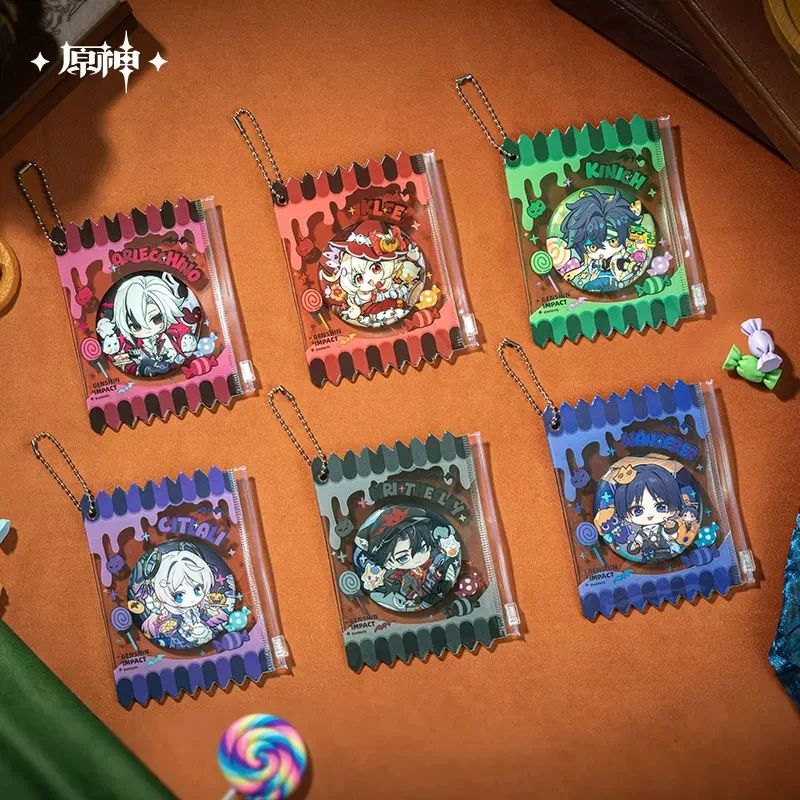 Official Genshin Impact Licensed Anime “Night of Fantasies” Series Game Merchandise: Pins & Pin Cases, Brooches, Gifts