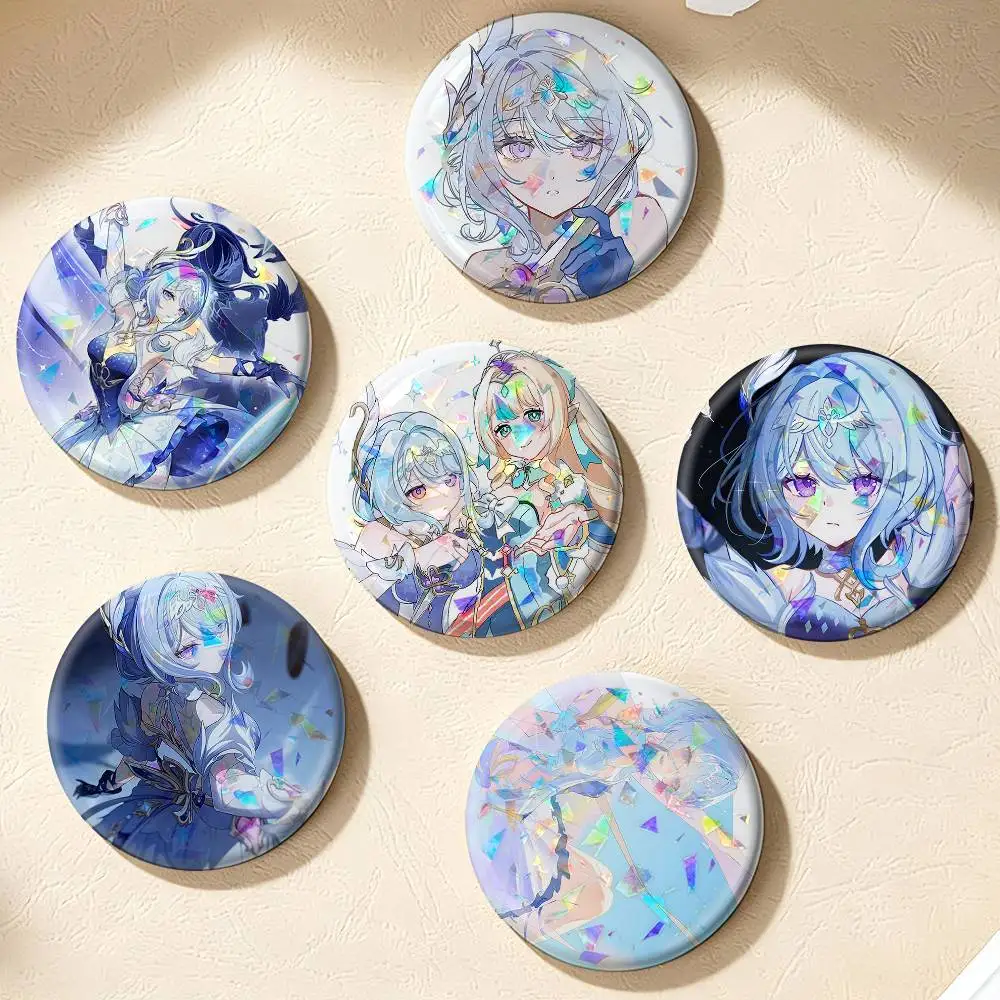 odette genshin impact   75mm 44mm 25mm Brooch Backpack Hat Pins Accessories Toys Badge