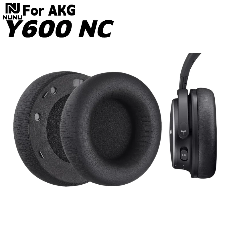Replacement Protein skin Ear Pads With buckle for AKG Y600 Headset Earmuff Repair Parts Original quality, easy to install
