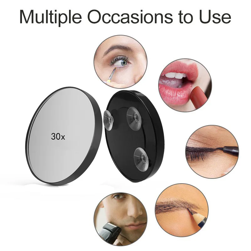 10X20X30X4X Magnifying Mirror Acne Pimple Popping Mirror Blackhead Removal Cosmetic Mirror Portable Skincare