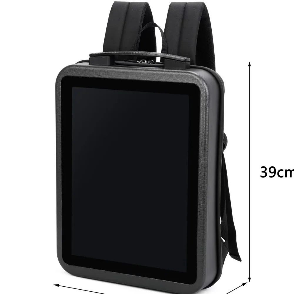 15.4 Inch LCD Video Backpack Advertising Billboard Portable Display Screen for Street Marketing
