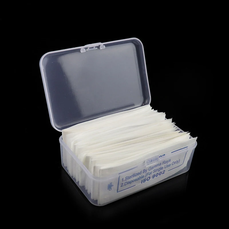 Microblading 1pc Transparent Needle Storage Makeup Cotton Pad Swab Box Tattoo Accessory