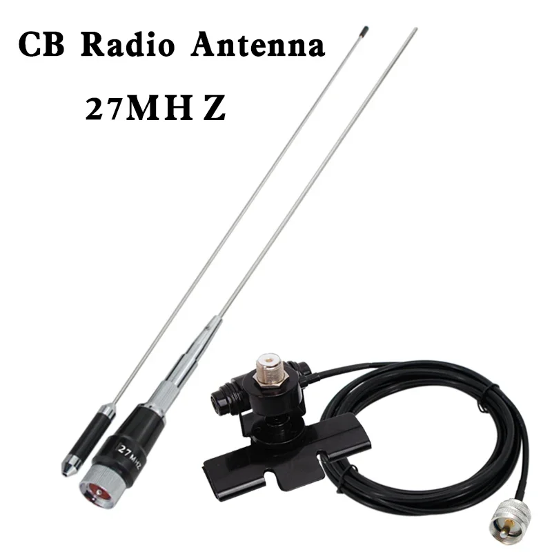 27MHZ CB Radio Antenna BNC Male PL259 Forfor IC-V8 TK100 HT440 HT90 CB Walkie Talkie Midland/Uniden/Midlan