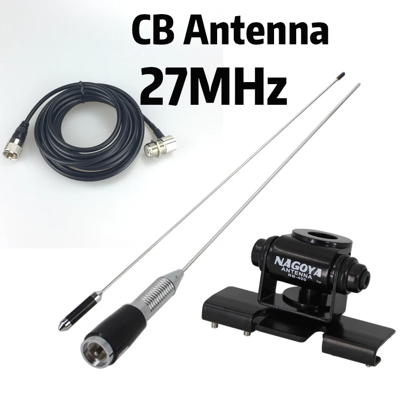 27MHZ CB Radio Antenna BNC Male PL259 For Kenwood TK100 Motorola HT440 HT90 CB Walkie Talkie CB-40M AT-6666 AT-5555N Walkie Ta