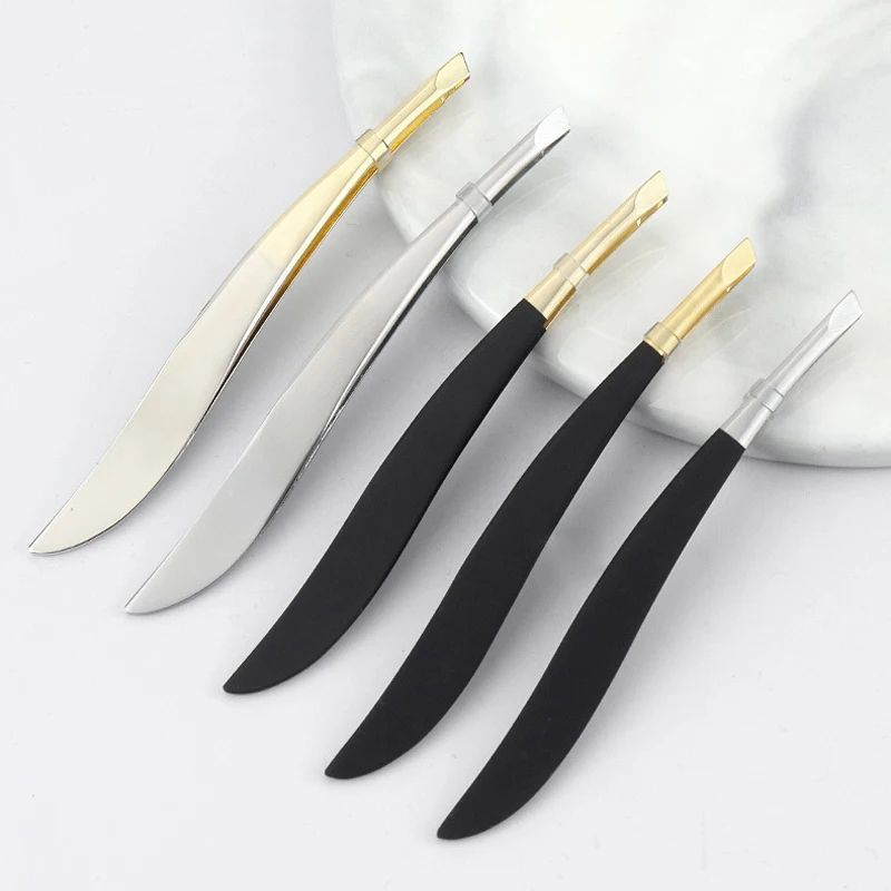 One Professional Stainless Steel Eyebrow Tweezers for Hair Removal – Convenient Professional Beauty and Makeup Tool for Women