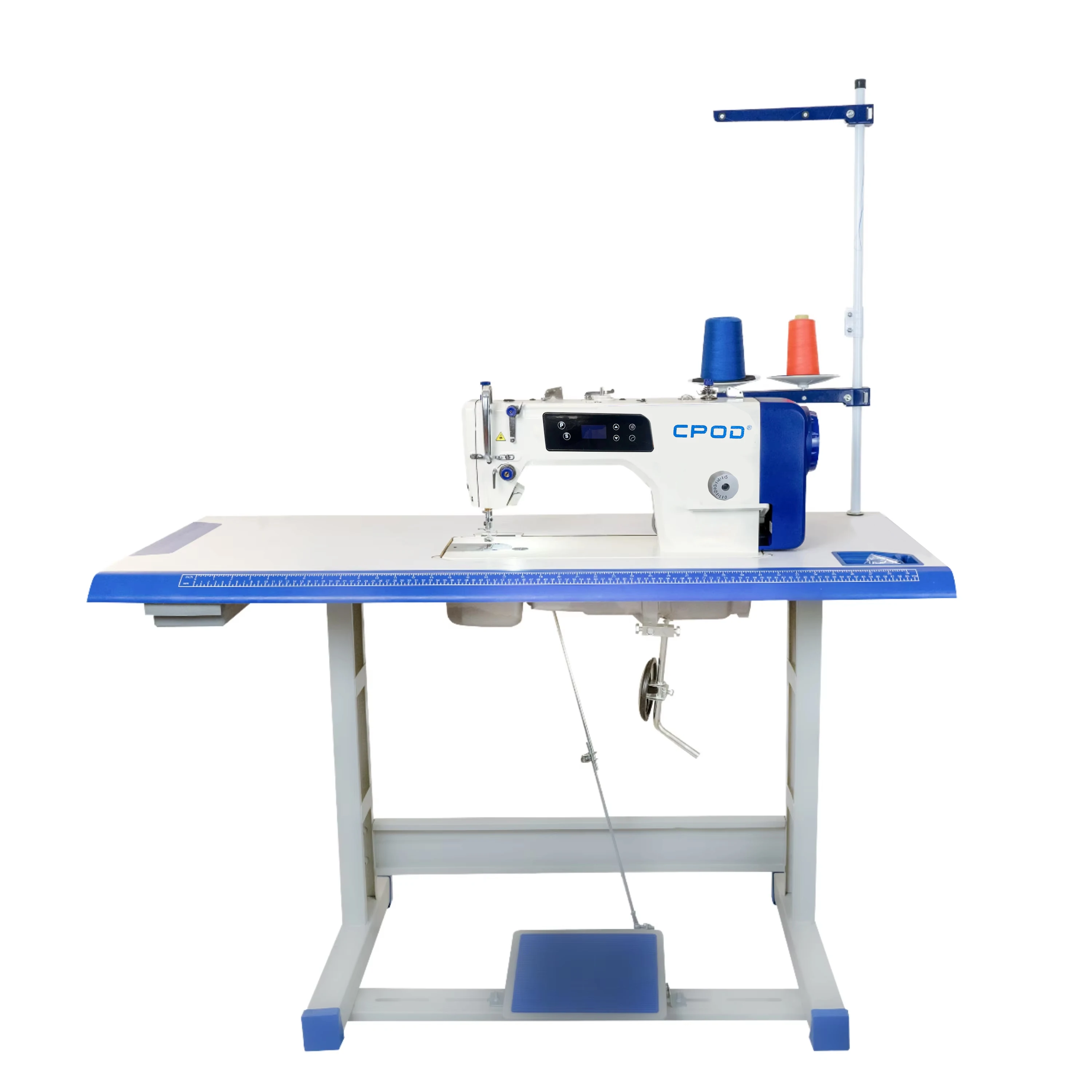 CPOD CP-525-D1 New Home Use Single   Flat-Bed Electronic High-Speed Lockstitch Sewing Machine Motor Gear Automatic