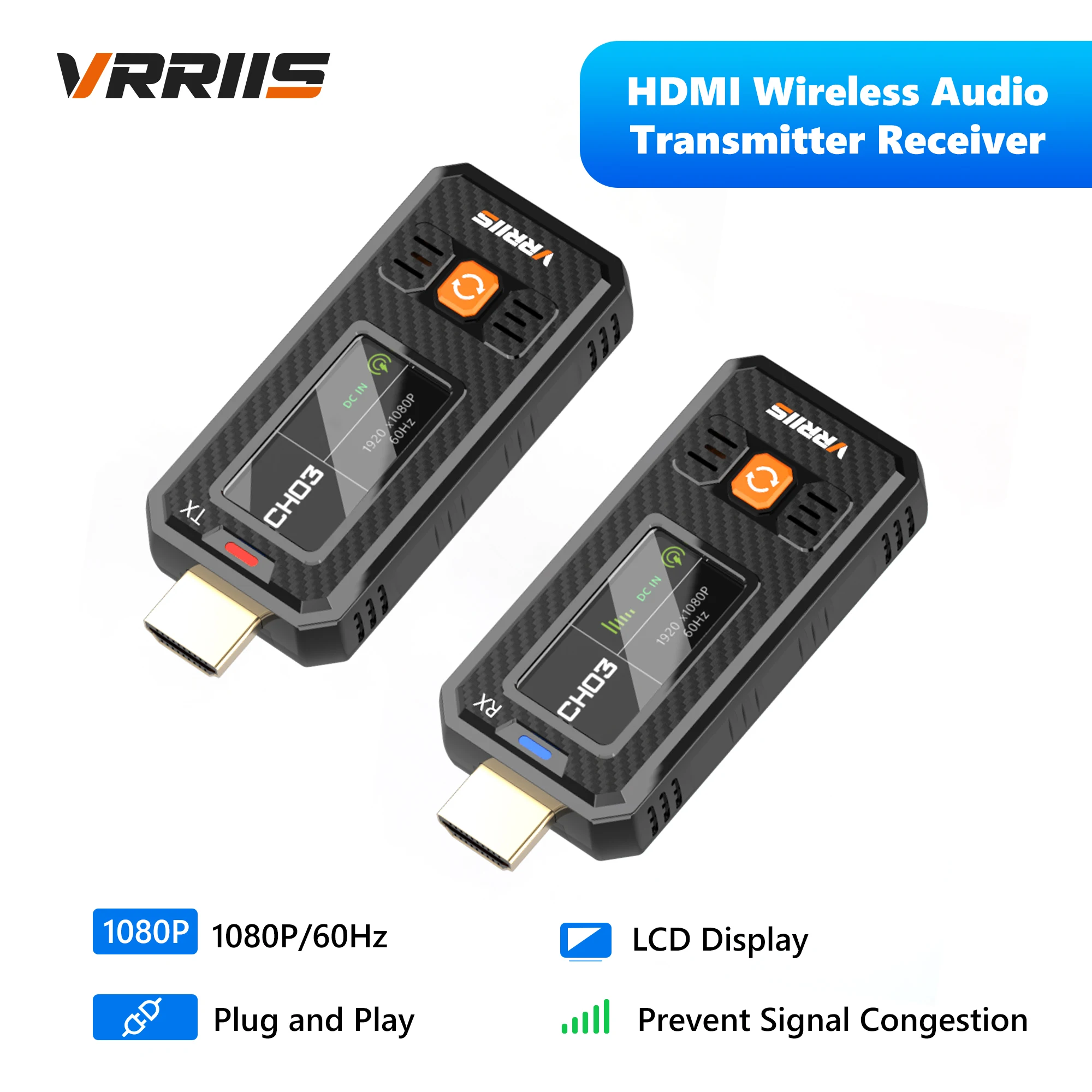 350M1080P Wireless Hdmi Video Transmitter and Receiver 5G Mini HDMI Extender for TV Monitor Office Projector Switch PC Camera