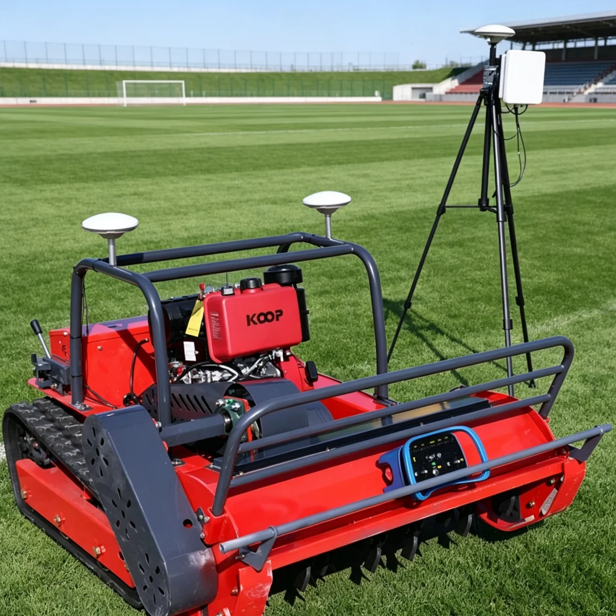 Customized GPS Remote Control Lawn Mower Crawler All-Terrain Mowing Robot Zero Turn Four-Stroke Adjustable Cutting Height