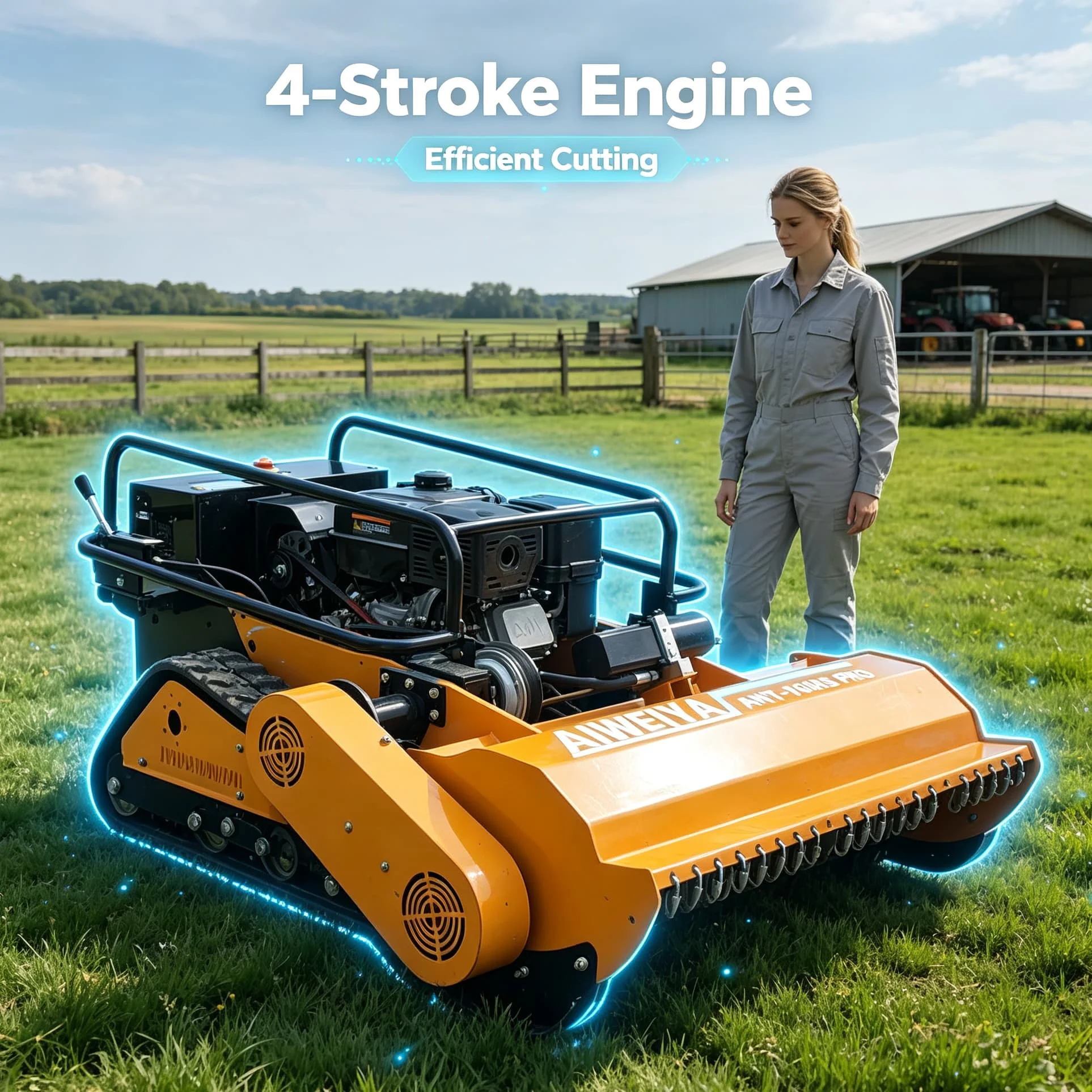 Customized High-grade Manor Garden rc mower Automatic Lawn Mower, Intelligent Speed Adjustment Adapts Different Grass Conditions