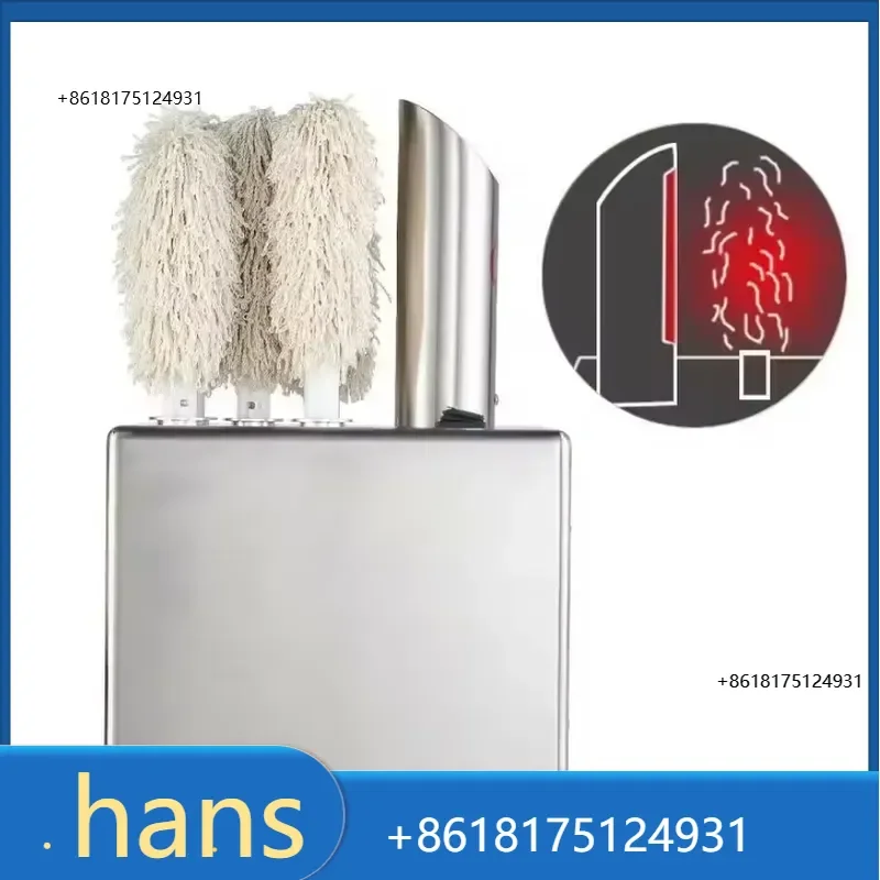 2026 Factory Direct Sales Commercial wine glass polishing machine 5 head glass cleaning wiping equipment electric cup