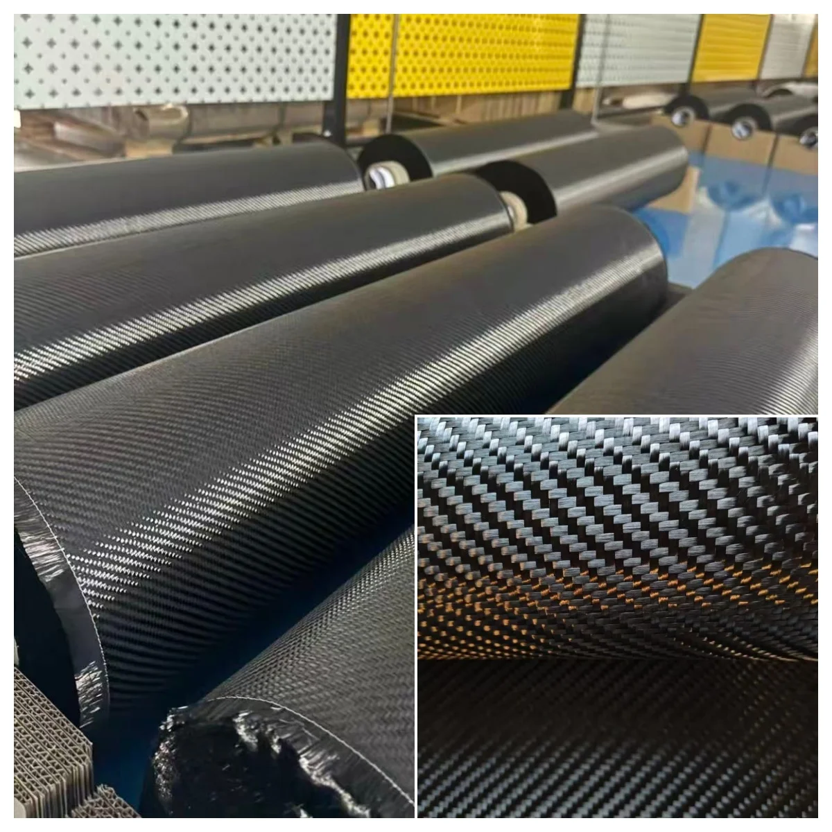 [Grade A] Real Carbon Fiber Cloth Carbon Fabric 3K 200gsm 2x2 Twill 20'/50cm Width, Used for Bicycle, Motorcycle, Car, Fishing R