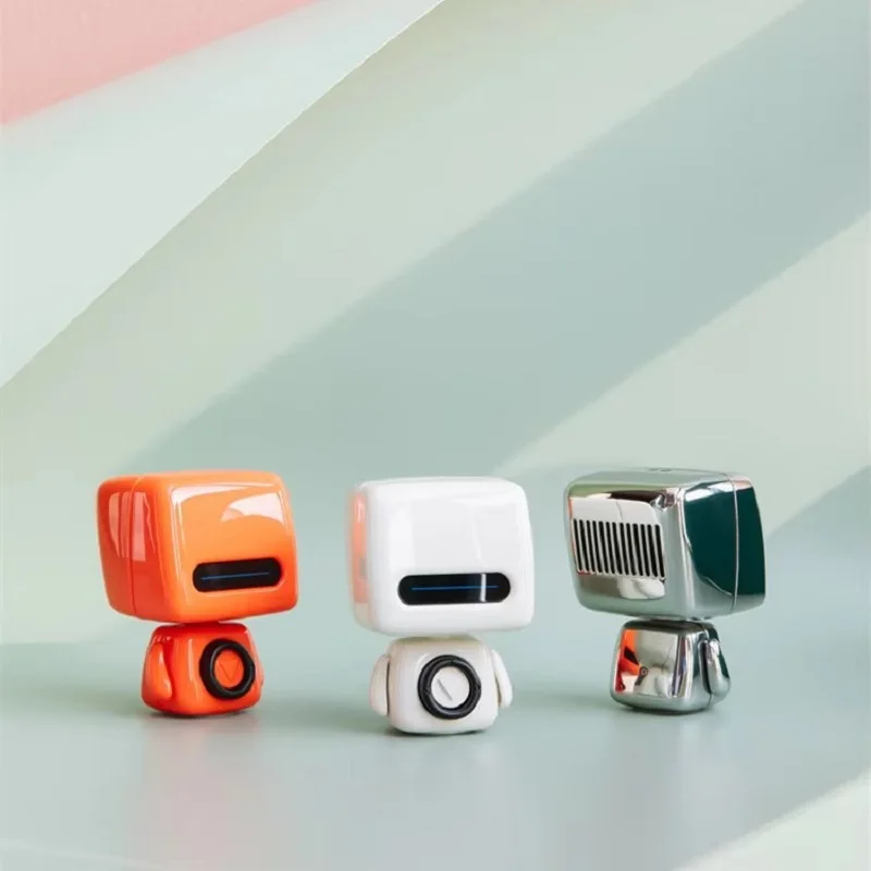 Robo Buddy Bluetooth Speaker Mini Portable Wireless Speaker with Deep Bass Cool Desk Decor for Adults & Kids, Novelty Tech Gift