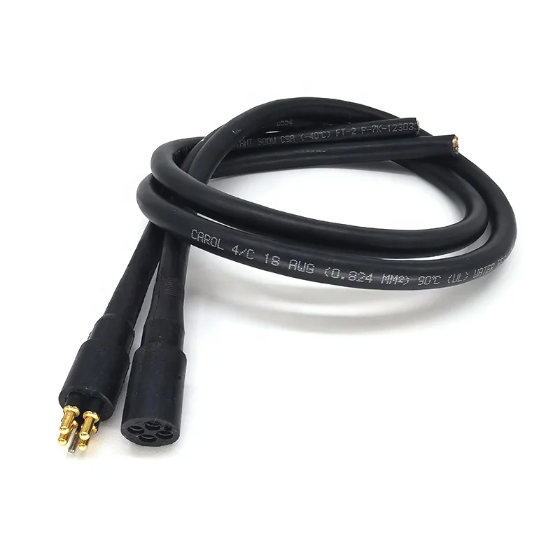 IL2M 2 Pin Standard Circular In-line Subsea Connector 316L IP68 10A 600V Wet Mate SubConn-Style for ROV Cable