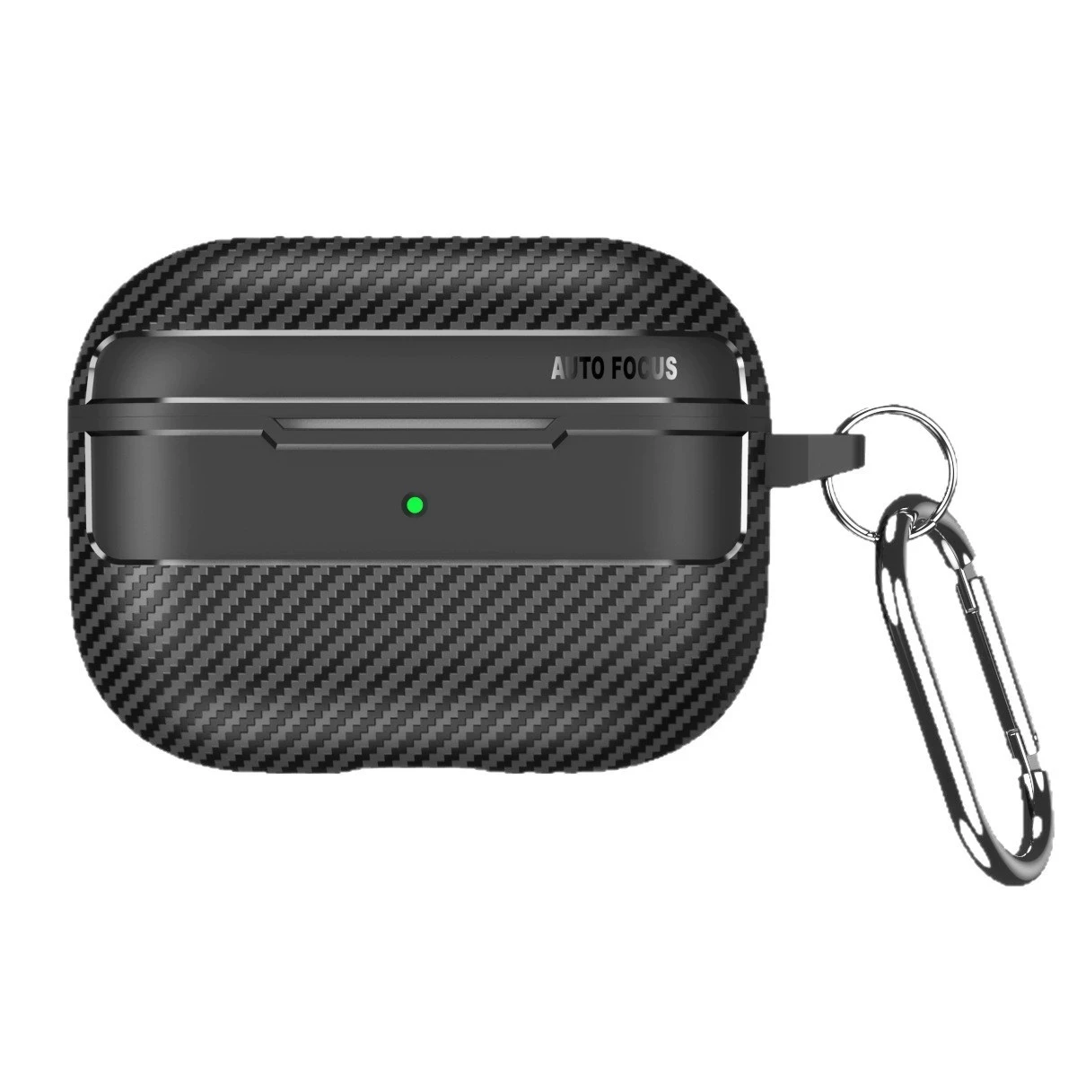 For Airpods Pro 3 Case Business Carbon Fiber Earphone Cover For Apple AirPods 4 Protective Cover Pro 2 Case Funda with Hook