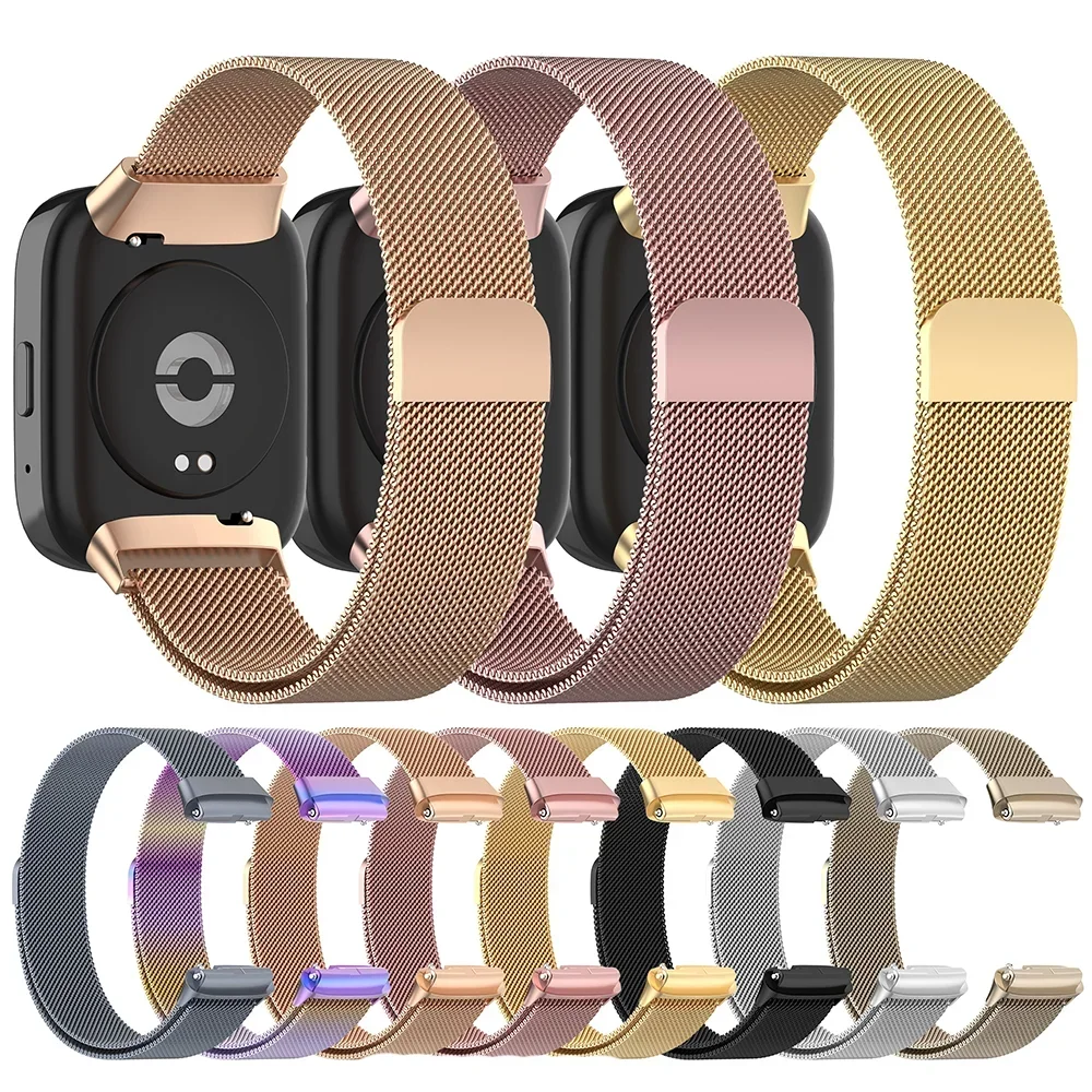 Magnetic Loop Strap For Redmi watch 3 Active Bracelet Smart watch watchband For Xiaomi Redmi Watch 3 Lite Correa Metal Band
