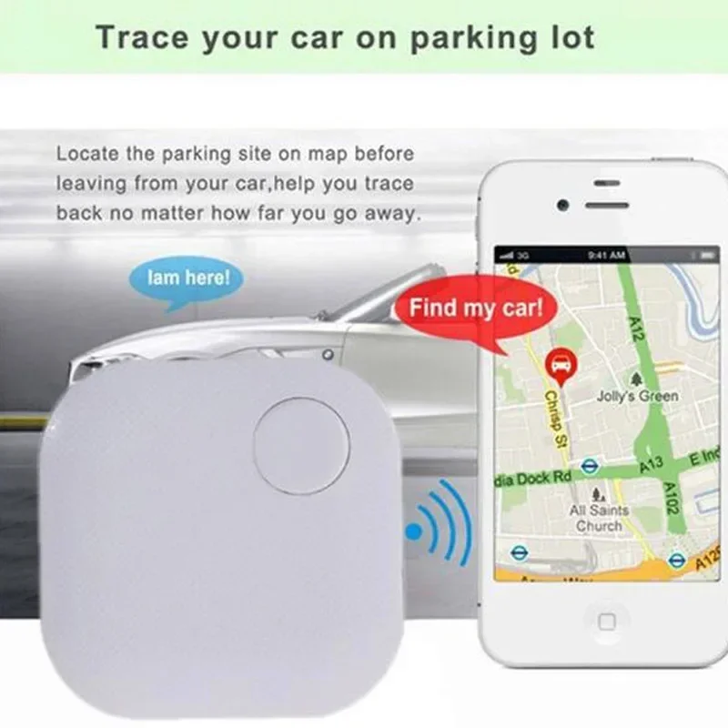 Lot 10pcs Smart Itag Wireless Bluetooth 4.0 Keyfinder Tile Tracker Key / Dog Cat Pet Finder Anti Lost Founder Device