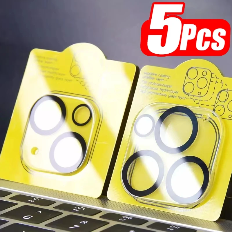 1-5Pcs Tempered Glass for iPhone 18 Pro Max 17 Air 16 15 14 Plus 13 12 Mini 11 Camera Lens Protectors Clear Protective Lens Film