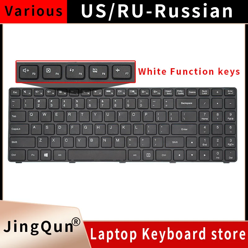 Original New Laptop Keyboard for Lenovo Ideapad 100-15IBD Type 80QQ 6385H-US NB-99-6385H-LB-00-US PK1310E1A00 SN20J78609
