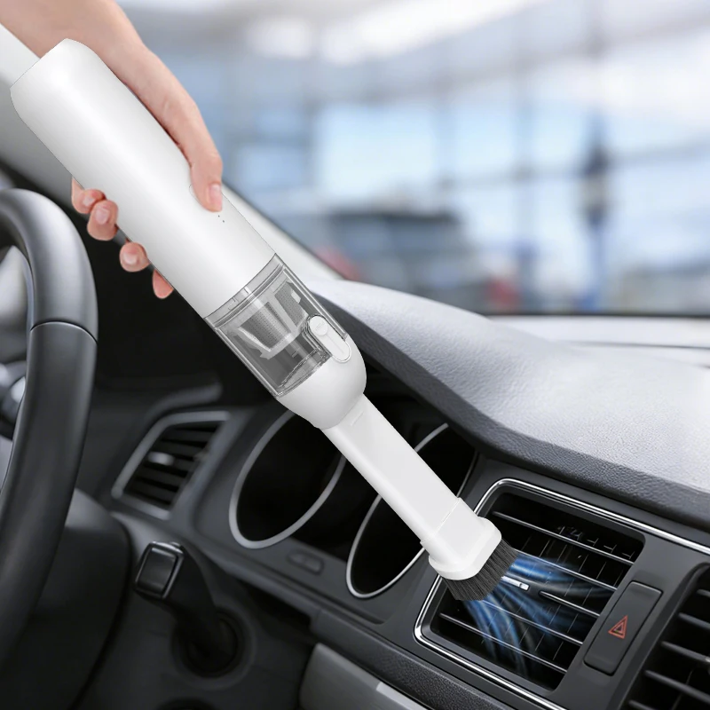 18KPa Strong Suction Handheld Mini Vacuum Cleaner, 7500mAh Rechargeable USB Cordless Bagless Wet & Dry Portable