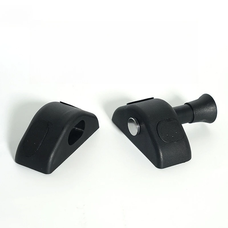 Suitable for stainless steel dog cage magnetic door bolt door card pet two-way anti-skid accessories