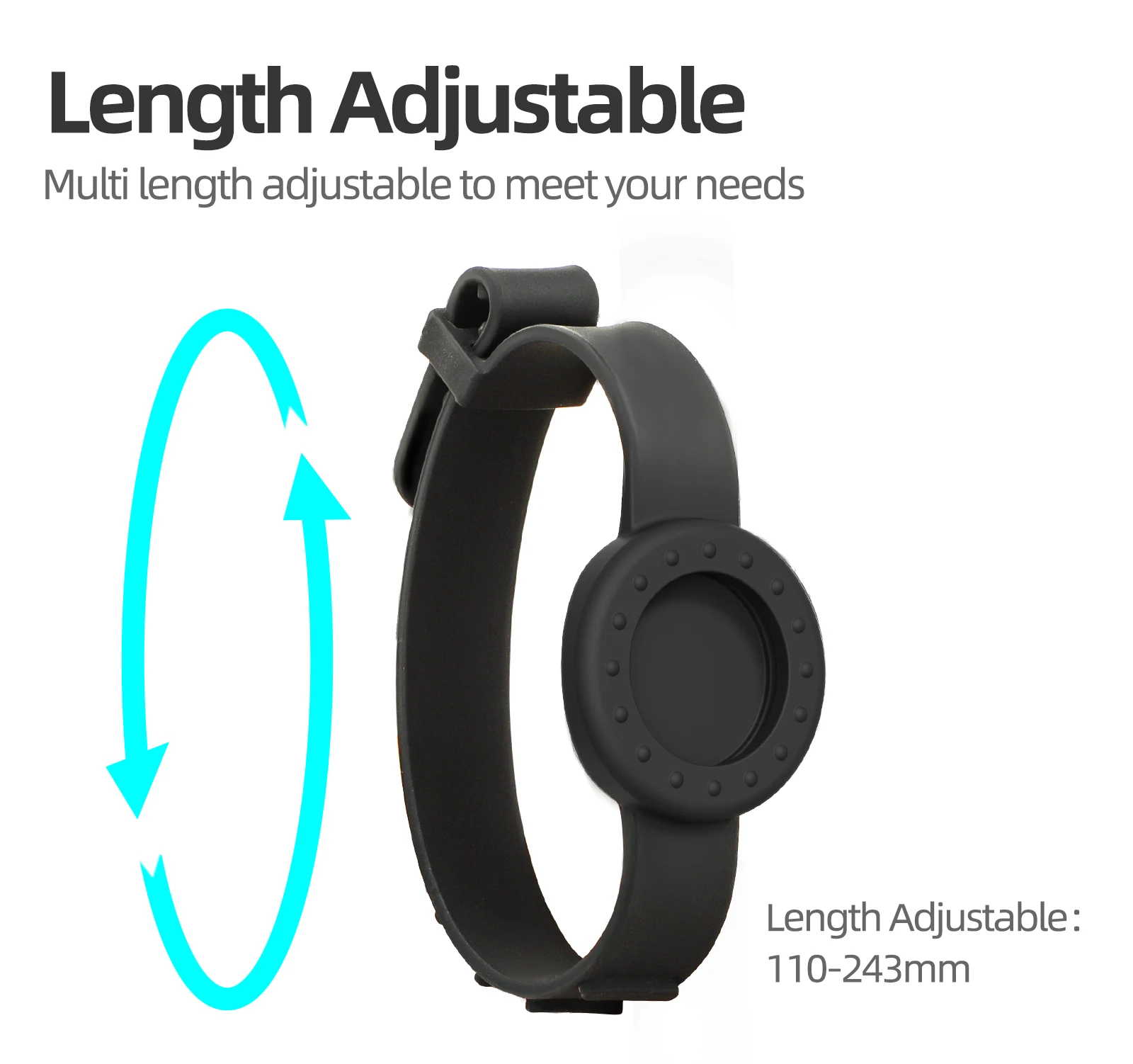 For Insta360 GO3S Magnetic Mount Expansion Accessory - Wrist Strap Pet Collar Tie for Secure Camera Attachment