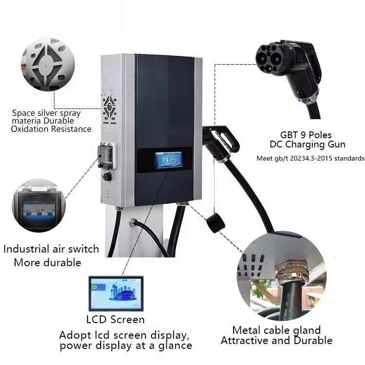 Max Power Commercial Smart OCPP 7KW DC EV Fast Charger Wallbox Electric Vehicles Charger EV Charging Station for Electric Car