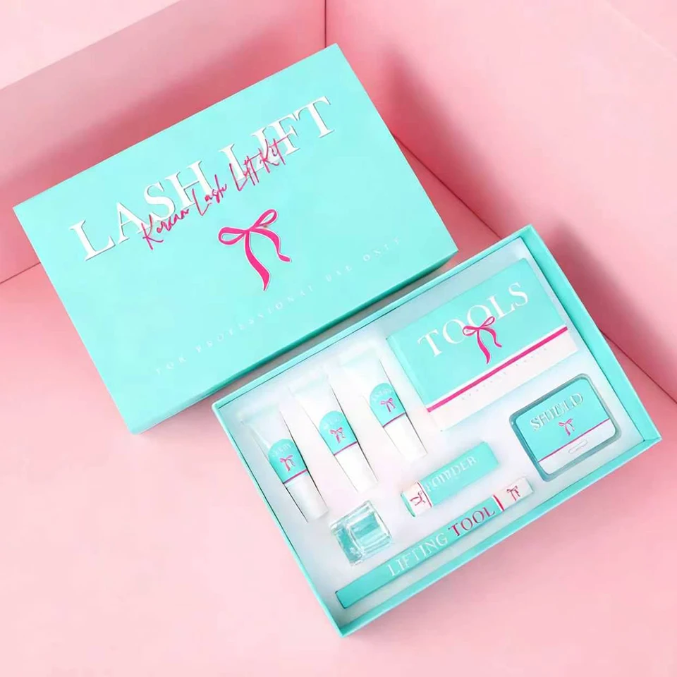 Korean Lash Lift Kit 5-8 Mins Fast Perming Long Lasting 4-8 Weeks Eyelash Lifting Curling Lash Enhancer Treatment Makeup Tools