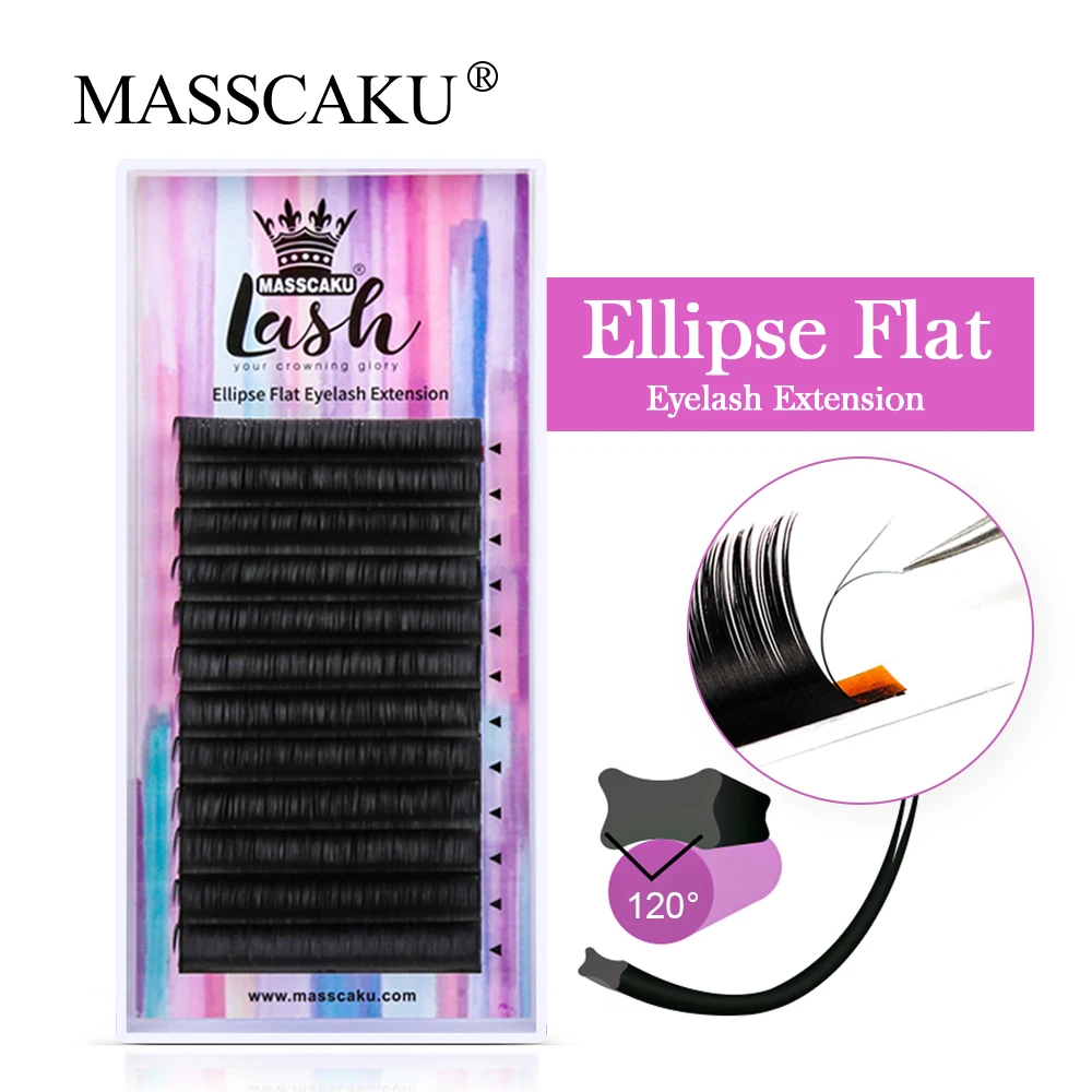 MASSCAKU Ellipse Lashes Glamour and Whimsy Looking Flexible Luxury Cost but Cheap Eyelash for Lash Artists Make Up Top Supplier