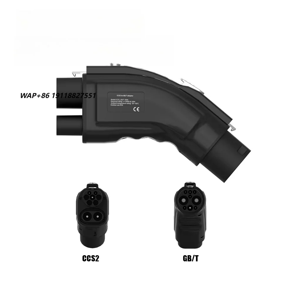 CCS2 to GB/T EV Fast Charging Plug DC EV Charger Connector Ccs2 to Gbt Adapter 400A EV Converter for New Electric Vehicle
