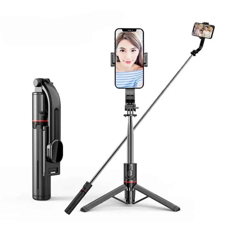 1.13M Mini Extended Version Wireless Bluetooth Selfie Stick Foldable Tripod with Remote Shutter for Android IOS 2024 Latest Hot