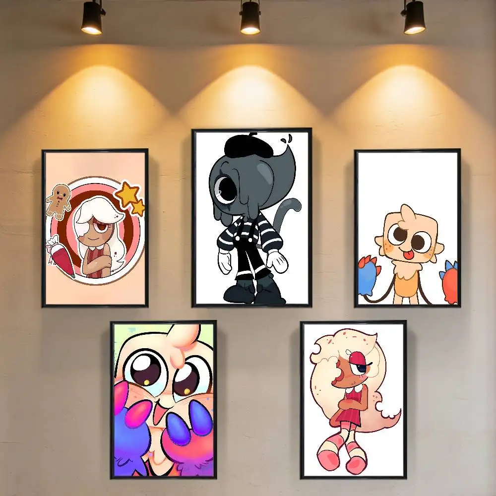 Ginger Blot Goob Dandys World Poster Trendy Wall Art For Coffee Office Bar Decoration Best Gift Good Sticker Printed On PP Paper