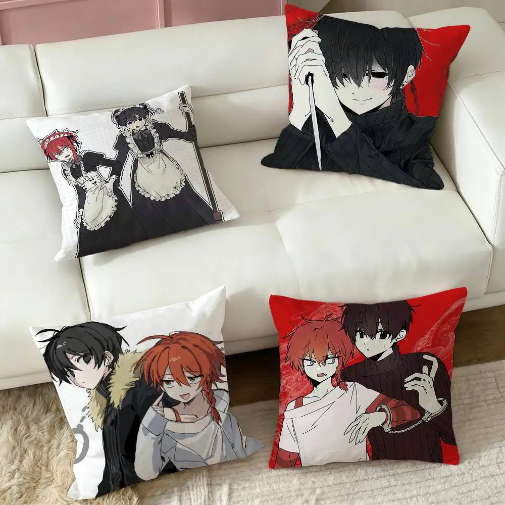 Game Zeno Remake-ee  Square Double-Sided printed Pillow Case Bedroom Bedside Pillow Sofa Cushion Cover