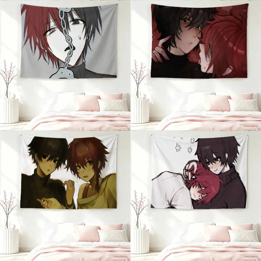 Z-Zeno Remake Anime Tapestry Flags Wall Hanging Background Art Banner for Bedroom Home Outdoor Decor