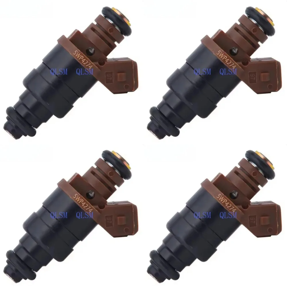 4PCS FUEL INJECTOR FOR SKODA VW SEAT AUDI FABIA 6Y 1.4 MPI 99-08 047906031 5WP4274 Premium Car Accessories