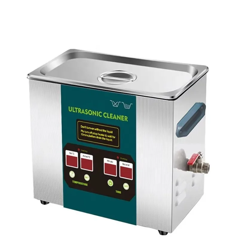 120W 80KHz High Frequency Ultrasonic Cleaning Machine Desktop SUS304 Timing Heating Ultrasonic Cleaner 5L 6L 6.8L