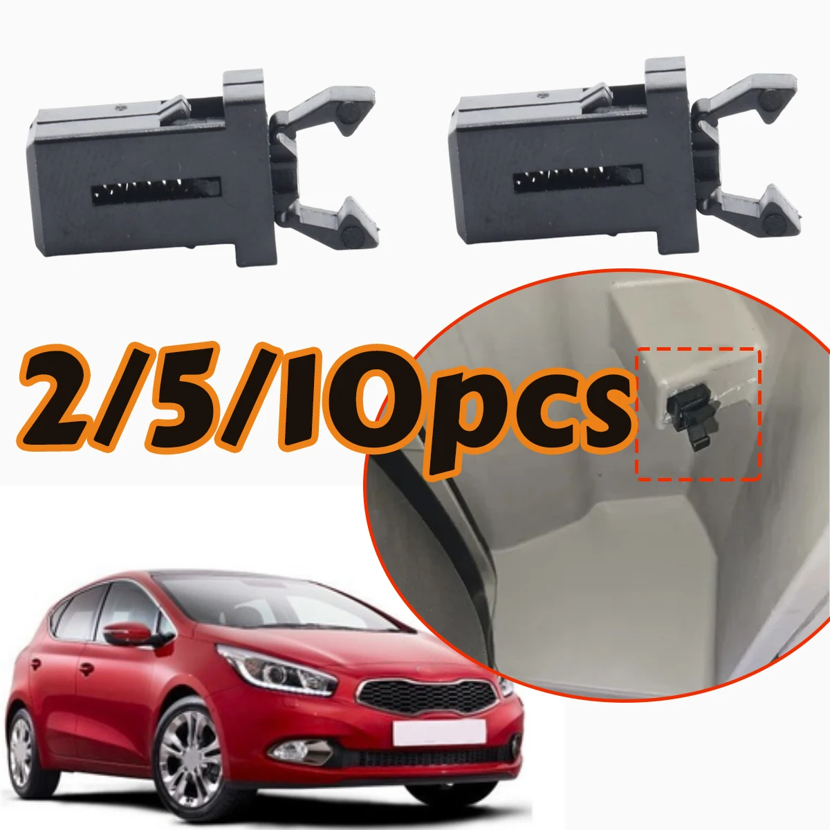 Trash Can Lock Self-Locking Switch Catch Compatible Touch Lid Latch Clip PR-001 for Kia Ceed (JD) 2012-2018 Compartment Console