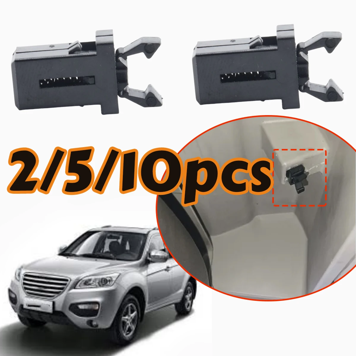 Trash Can Lock Self-Locking Switch Catch Compatible Touch Lid Latch for Lifan X60 2011-2018 Part Spare Clip Replacement Fastener