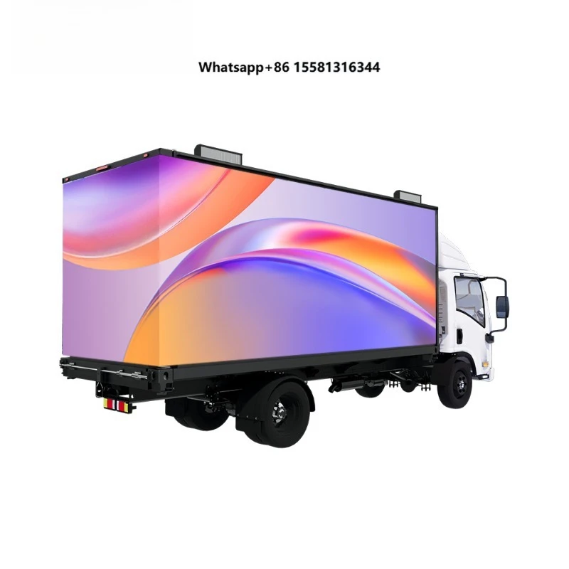 Canbest 13ft 16 ft Outdoor Mobile LED Billboard Display Truck Energy Saving Advertising Box Screen With Silent  Generator