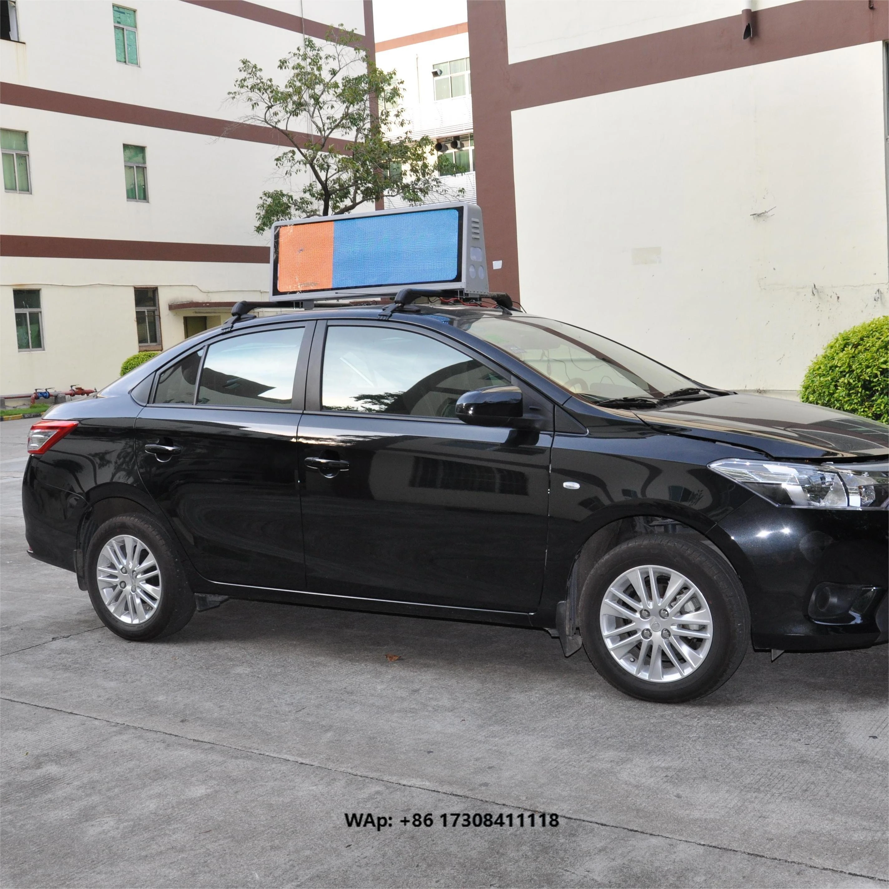 Popular LED taxi roof digital display advertising screen mobile digital billboard commercial display low power consumption