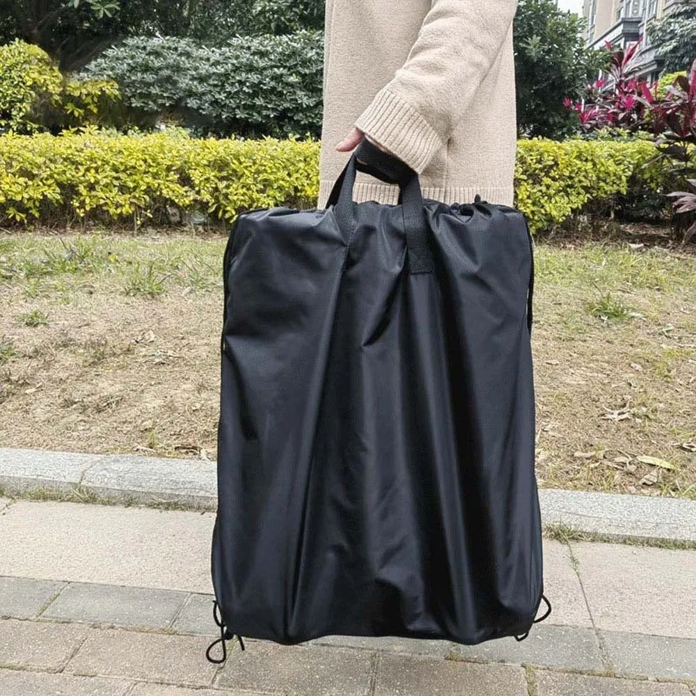Water-Resistant Stroller Travel Bag Oxford Cloth Drawstring Closure Pram Storage Organizer Reinforced Handles Foldable Design